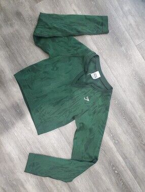 Gymshark Dark Green Long Sleeve